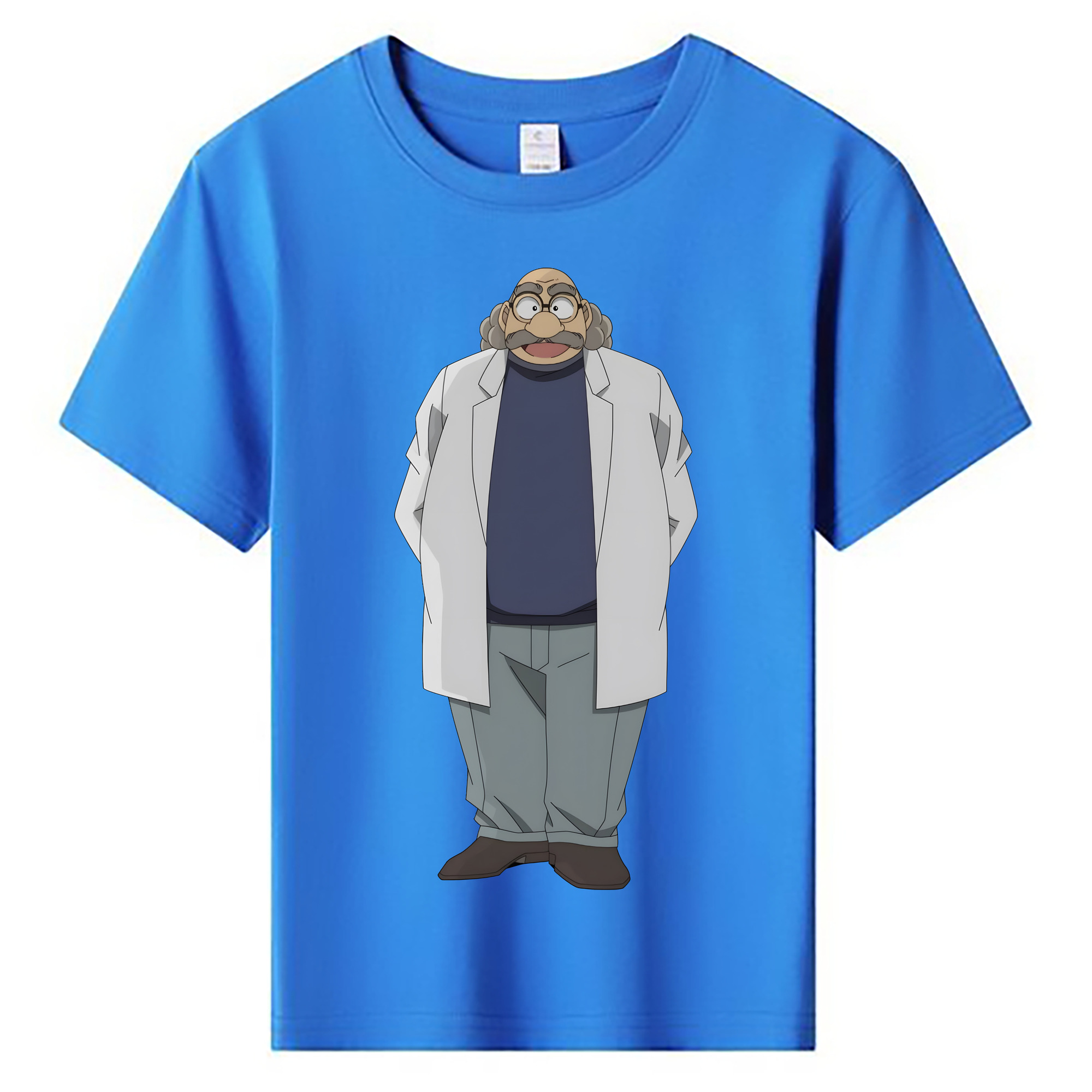 （画像用） 名探偵コナン あがさ ひろし Detective Conan Agasa Hiroshi 綿100％キッズTシャツ（フロントプリント）